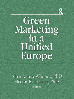 cover image of Green Marketing in a Unified Europe